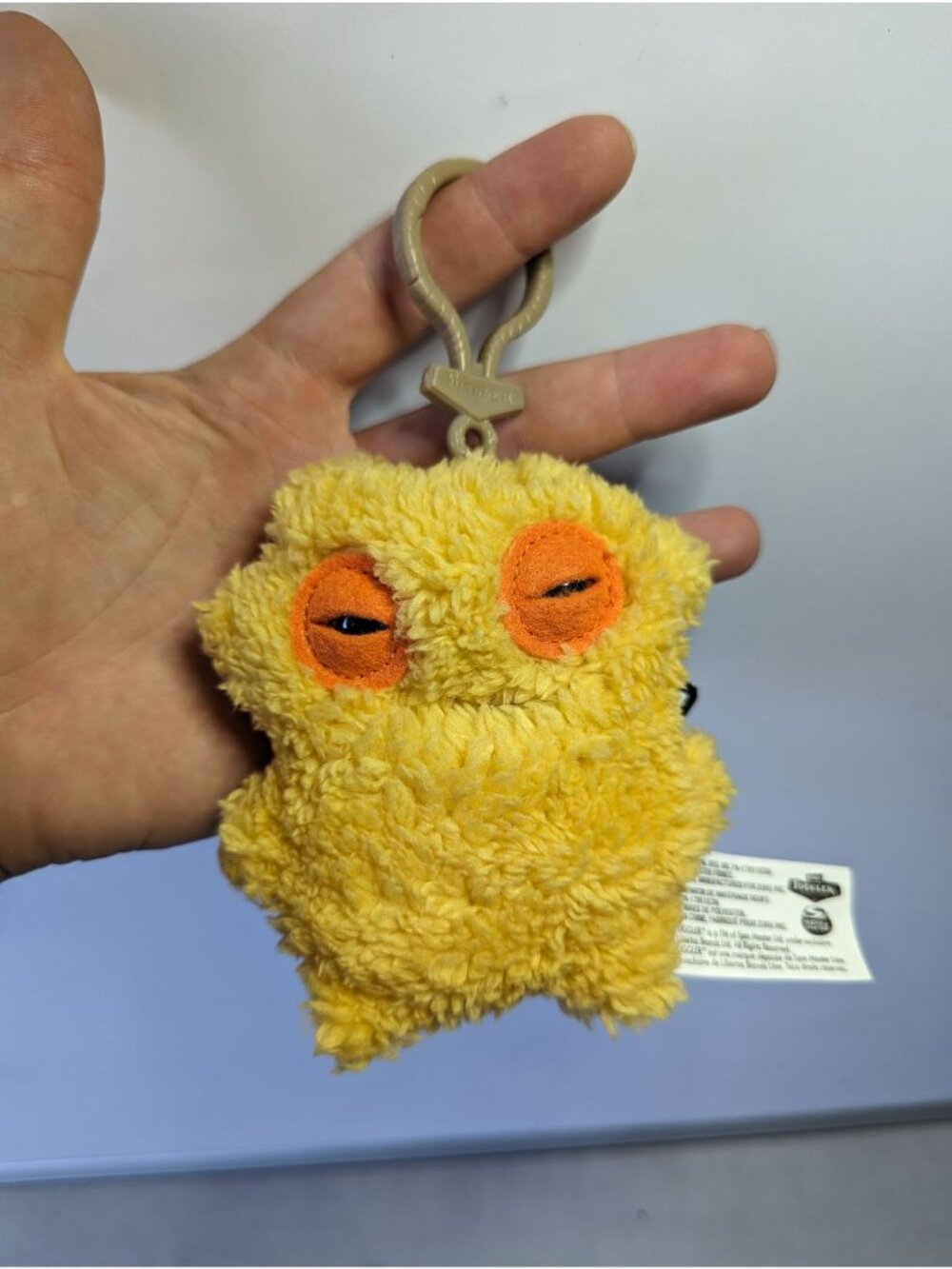 NWT Fuggler 5" Sir Nubbynuts Key Ring Stuffed Animal Bag Charm